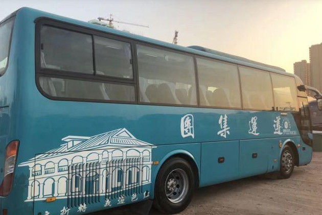 9m দৈর্ঘ্যের Yutong ZK6908 ডিজেল ব্যবহৃত বাণিজ্যিক বাস 2015 সালের 39 আসনের ISO সার্টিফিকেশন