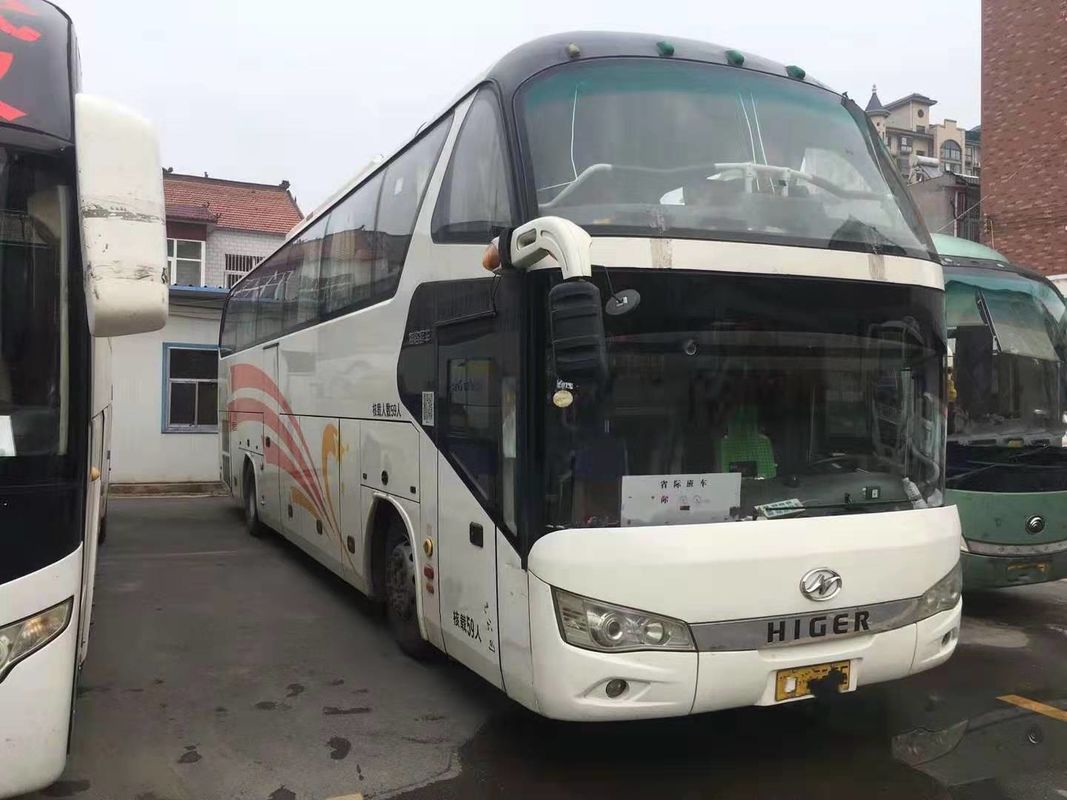 59 আসন 2015 বছর ব্যবহৃত কোচ বাস হাইগার ব্র্যান্ড ওয়ান এবং হাফ ডেকার 3795 মিমি বাসের উচ্চতা