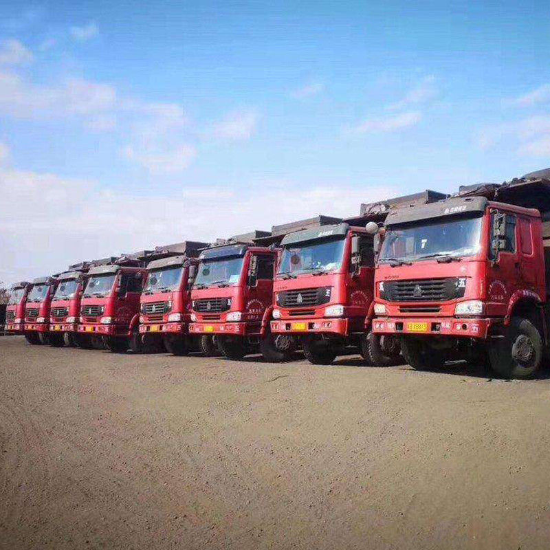 বৃহত ক্ষমতা 2 হ্যান্ড টিপার 31 টন ওজন 8x4 ড্রাইভ মোড HOWO-7 মডেল