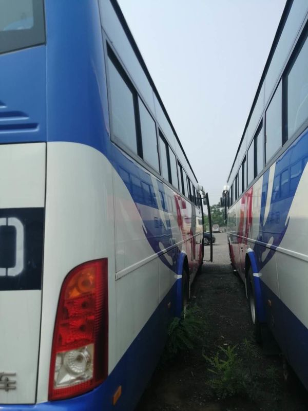 ব্যবহৃত ইউটং বাস ZK-6112D 53 আসন 110km/H ব্যবহৃত কোচ বাসের সামনের ইঞ্জিন