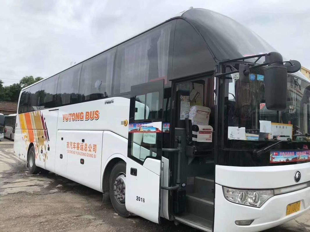 Yutong ব্যবহৃত বাস ZK6122 ডাবল ডোর এয়ারব্যাগ 100km/H Yutong সেকেন্ড হ্যান্ড কোচ বাস
