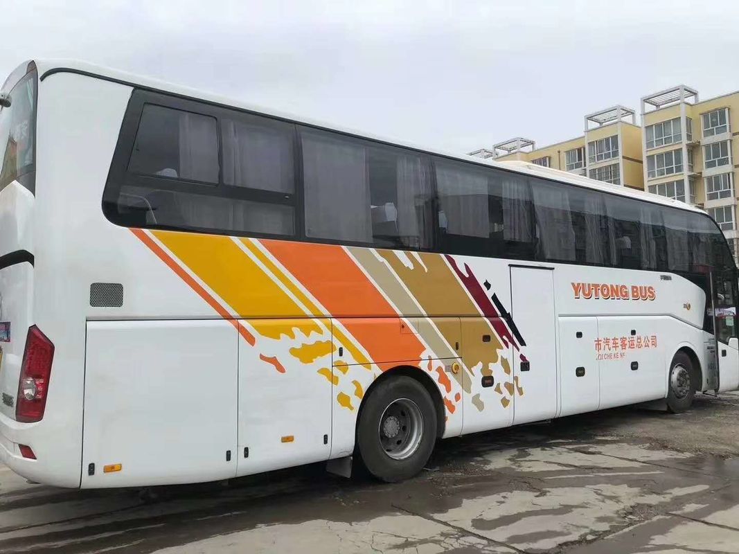 Yutong ব্যবহৃত বাস ZK6122 ডাবল ডোর এয়ারব্যাগ 100km/H Yutong সেকেন্ড হ্যান্ড কোচ বাস