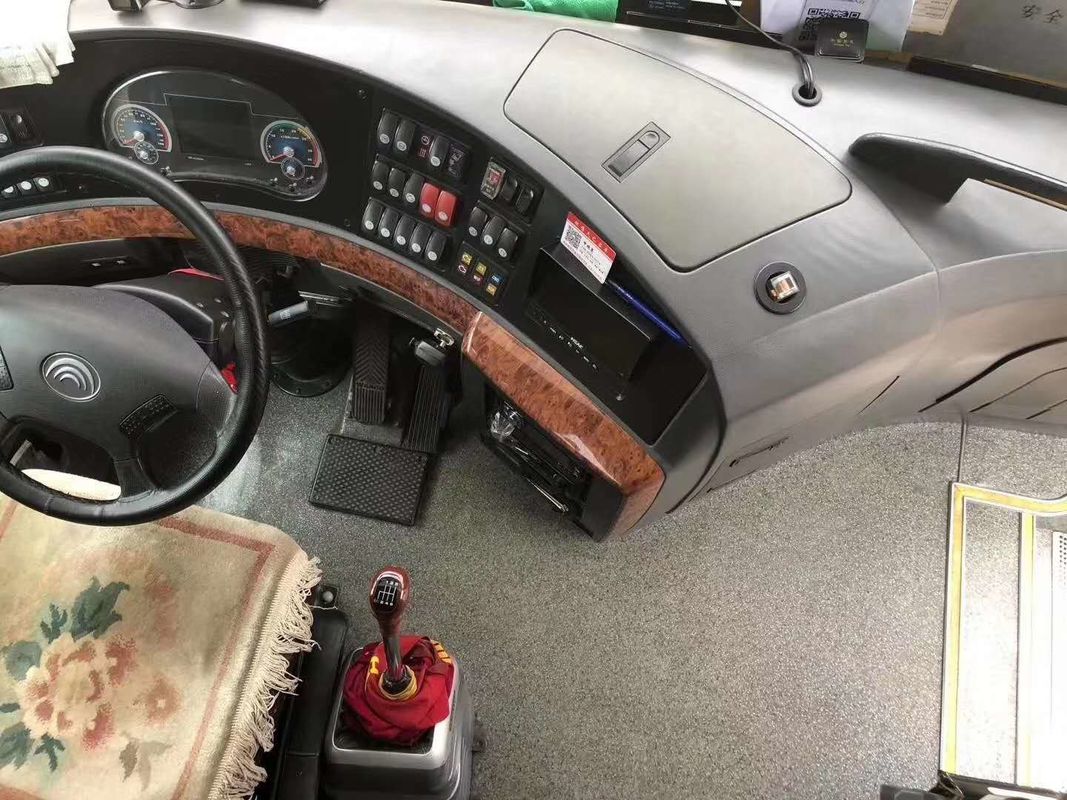 Yutong ব্যবহৃত বাস ZK6122 ডাবল ডোর এয়ারব্যাগ 100km/H Yutong সেকেন্ড হ্যান্ড কোচ বাস
