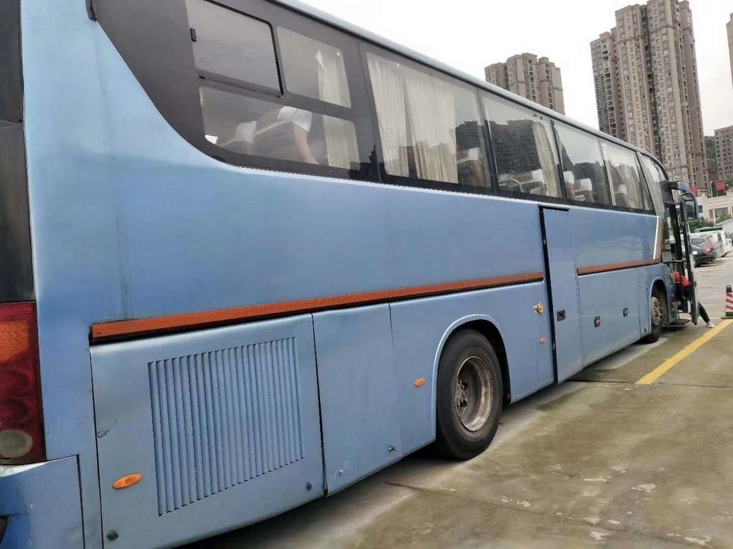 কিংলং আরএইচডি ডিজেল ইঞ্জিন 53 আসনের 233 কিলোওয়াট এসি ডবল দরজা সহ ব্যবহৃত কোচ বাস