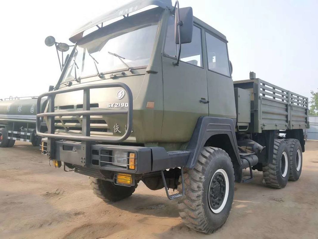 বিশেষ বাণিজ্যিক ব্যবহার অফ রোড ব্যবহৃত 280HP 6x6 আর্মি কার্গো ট্রাক Shacman 2190 সংস্কার করা হয়েছে