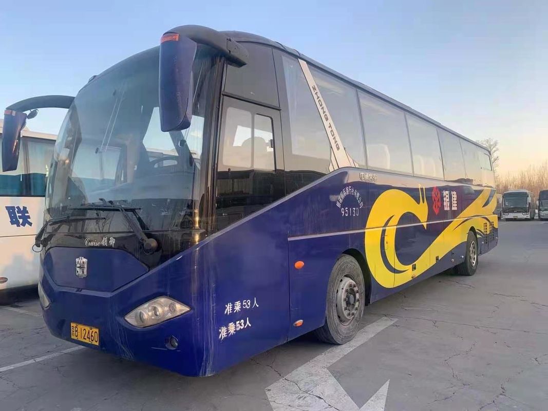 যাত্রীবাহী ইউরো III কোচ বাস যাত্রীবাহী বাসের জন্য 53 আসনের LCK6125 Zhongtong ব্যবহৃত কোচ বাস