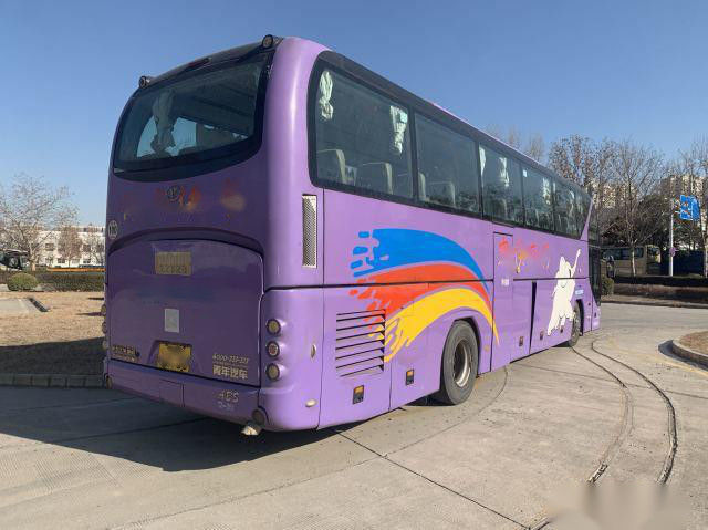 3.8 মিটার উচ্চতা ইয়াংম্যান JNP6121 55 আসন ব্যবহৃত কোচ বাস ইউরো IV কোচ বাস যাত্রীবাহী বাস