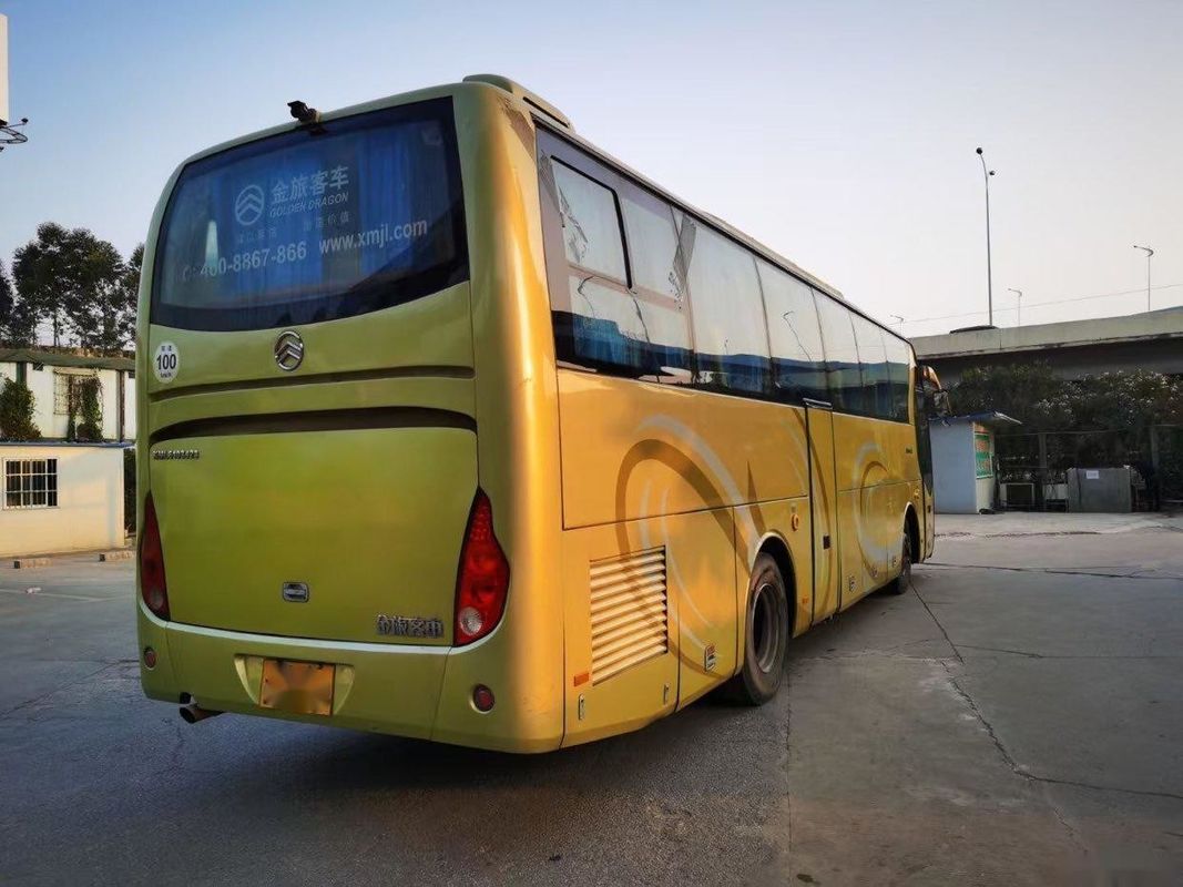 এসি ইউরো III মডেল XML6102 45 আসনগুলির সাথে গোল্ডেন ড্রাগন বাস ব্যবহার করা কোচ বাস বাম স্টিয়ারিং ভাল অবস্থা