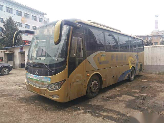38 আসন ইউচাই রিয়ার ইঞ্জিন সিক্স সিলিন্ডার 270hp ইউরো ভি এয়ারব্যাগ চ্যাসিস বাম স্টিয়ারিং কিংলং এক্সএমকিউ 6901 ব্যবহৃত ট্যুর বাস