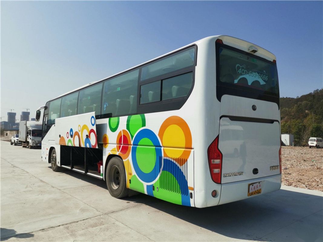 বাম স্টিয়ারিং এয়ারব্যাগ চ্যাসিস ডাব্লুপি ইঞ্জিন 220kw ব্যবহৃত যাত্রীবাহী বাস 50 আসন বিক্রয় মডেল Zk6119 জন্য ইউটং বাস ব্যবহৃত