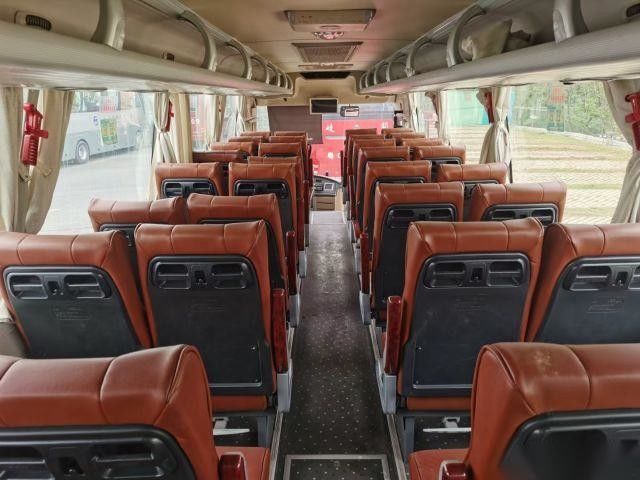 তরুণ JNP6108 39 আসন WP 199kw রিয়ার ইঞ্জিন বাস ব্যবহৃত যাত্রীবাহী বাস এয়ারব্যাগ চ্যাসিস বাম স্টিয়ারিং লেদার সিট