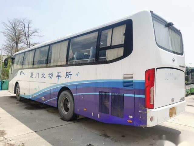 XMQ6119 ব্যবহৃত কিংলং বাসগুলি 56 আসন 2 + 3 লেআউট ব্যবহৃত ট্যুর বাস রিয়ার ইঞ্জিন ডাবল দরজা বাম হাত ড্রাইভ এয়ারব্যাগ চ্যাসিস