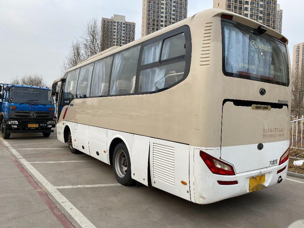 কিংলং বাস মডেল XMQ6802 32 সিট ইস্পাত চ্যাসিস বাম হাতের ড্রাইভ ব্যবহৃত ট্যুর বাস ব্যবহৃত হয়েছে