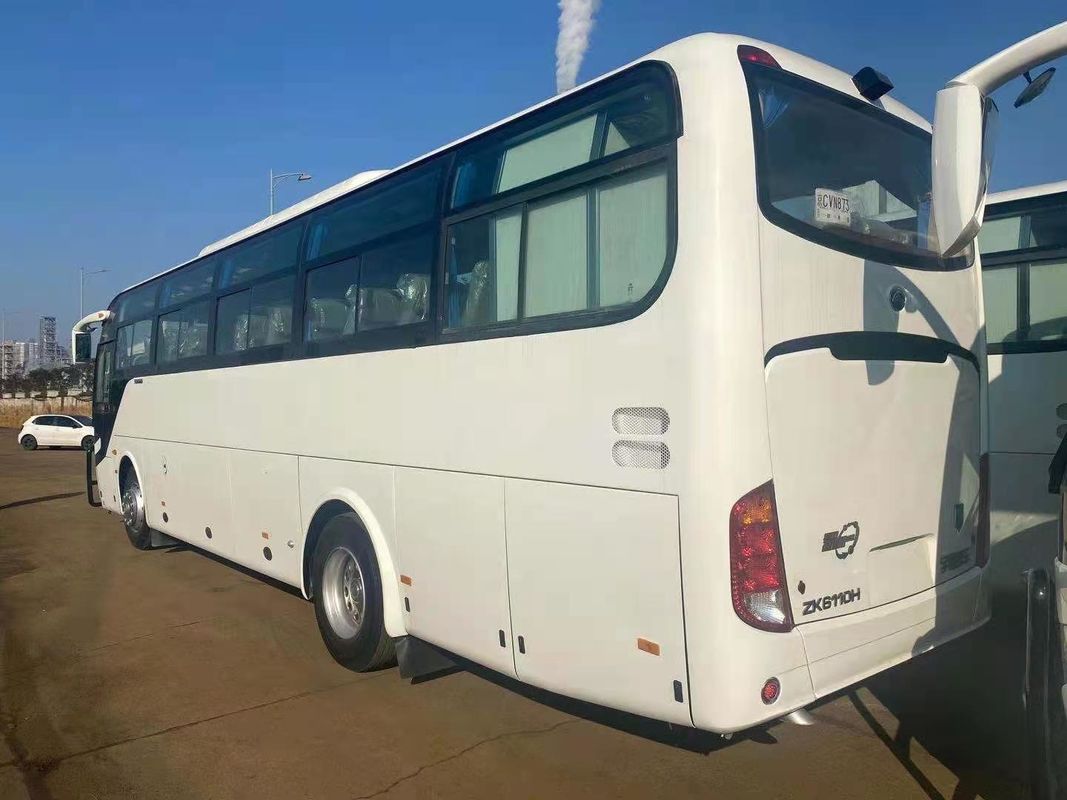 2012 বর্ষ ডিজেল ইউটং বাস 51 সিট Zk6110 সাদা রঙ সঙ্গে বাম্পার