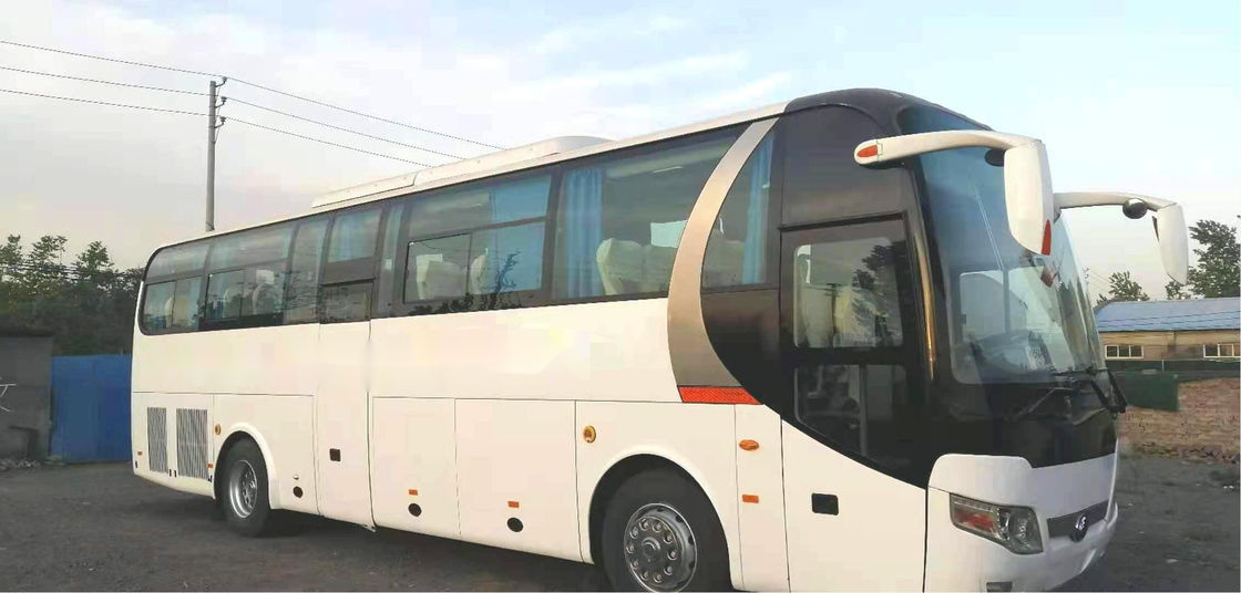 ইউটং বাস জেড কে 6110 51 আসন ব্যবহৃত ট্যুর বাস স্টিল চ্যাসিস বাম স্টিয়ারিং ডাবল দরজা
