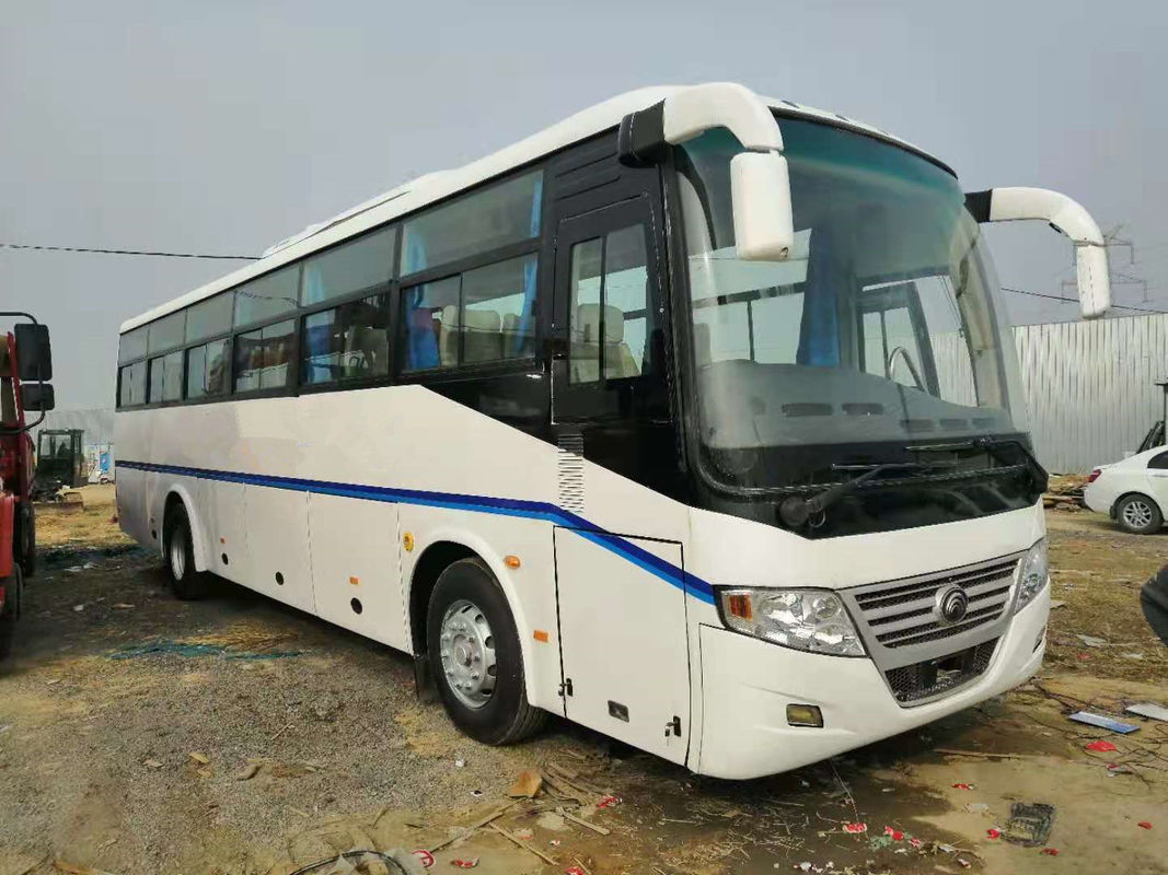 53 আসন 2012 বর্ষ ব্যবহৃত ইউটং বাস জেড কে 6112 ডি ডিজেল ইঞ্জিন আরএইচডি ড্রাইভার স্টিয়ারিং কোনও দুর্ঘটনা নেই