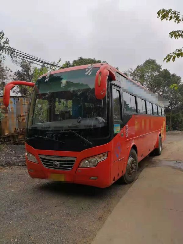 44 আসন ইউটং জেড কে 6102 ডি বাস ব্যবহৃত কোচ বাস 2014 বছরের সম্মুখ ইঞ্জিন স্টিয়ারিং এলএইচডি ডিজেল ইঞ্জিনগুলি