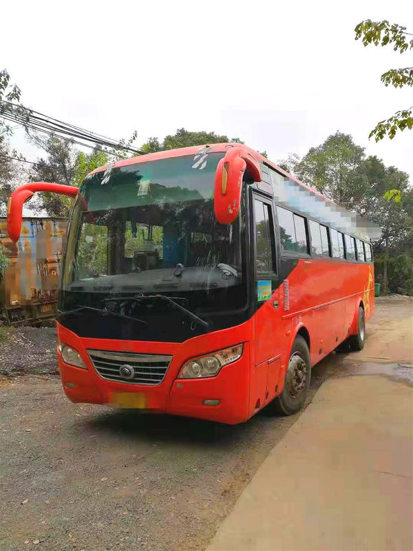 44 আসন ইউটং জেড কে 6102 ডি বাস ব্যবহৃত কোচ বাস 2014 বছরের সম্মুখ ইঞ্জিন স্টিয়ারিং এলএইচডি ডিজেল ইঞ্জিনগুলি