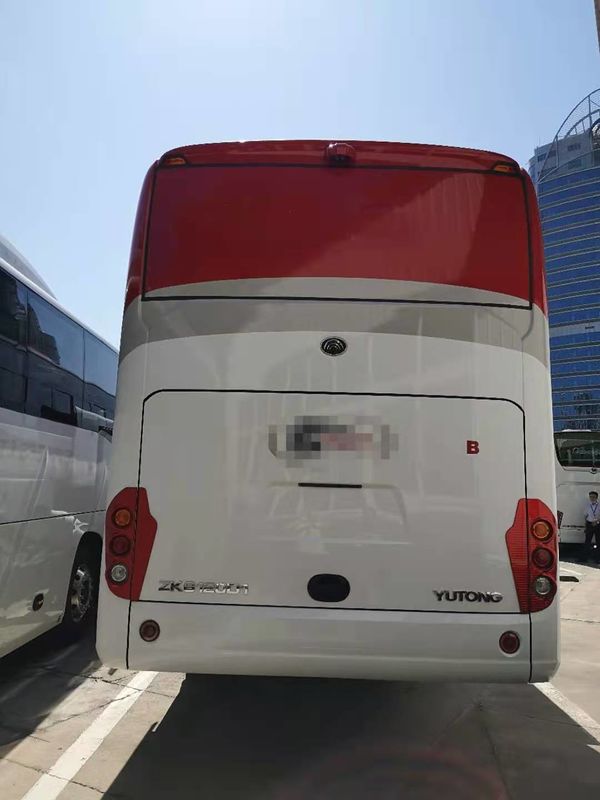 নতুন বাস 53 আসন ইউটং ZK6120D1 নতুন বাস নতুন কোচ বাস স্টিয়ারিং এলএইচডি ডিজেল ইঞ্জিন