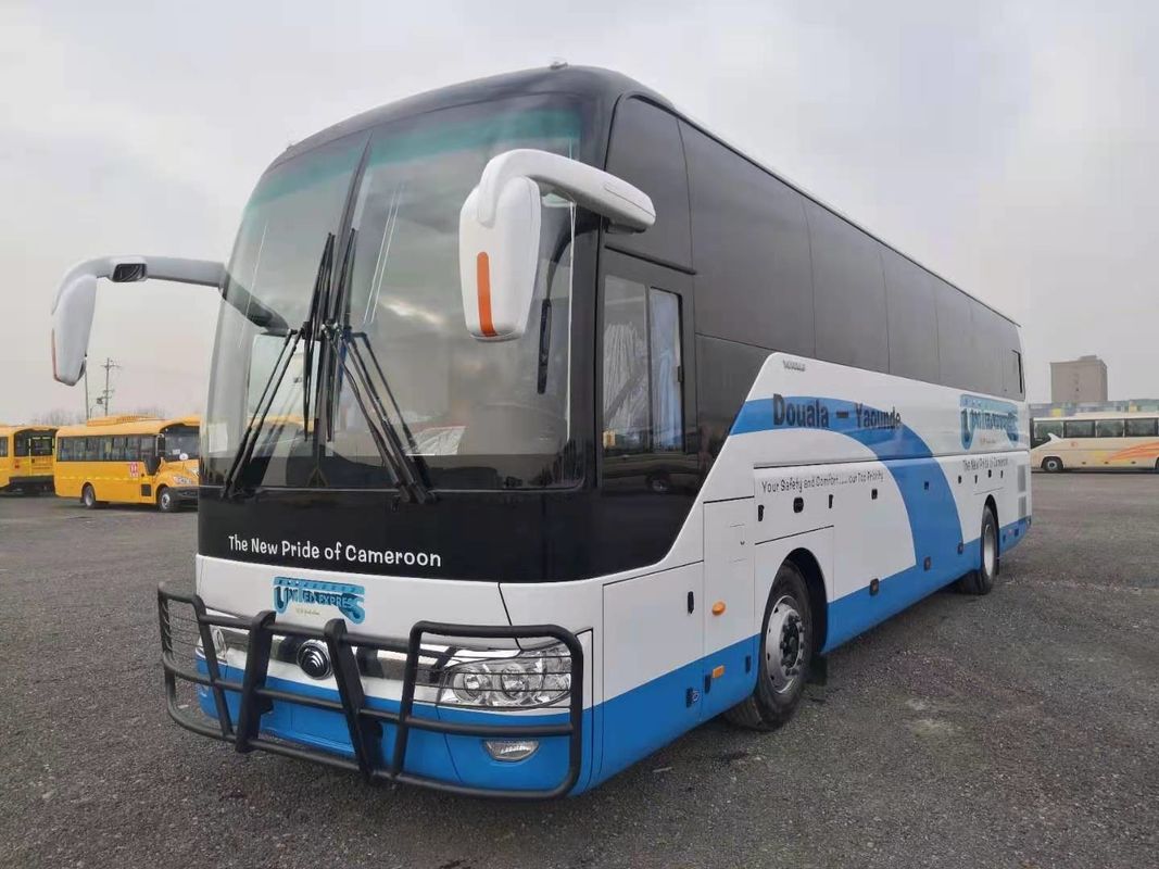 নতুন বাস 55 আসন ইউটং ZK6112H9 নতুন বাস নতুন কোচ বাস স্টিয়ারিং এলএইচডি ডিজেল ইঞ্জিনগুলি রিয়ার ইঞ্জিন