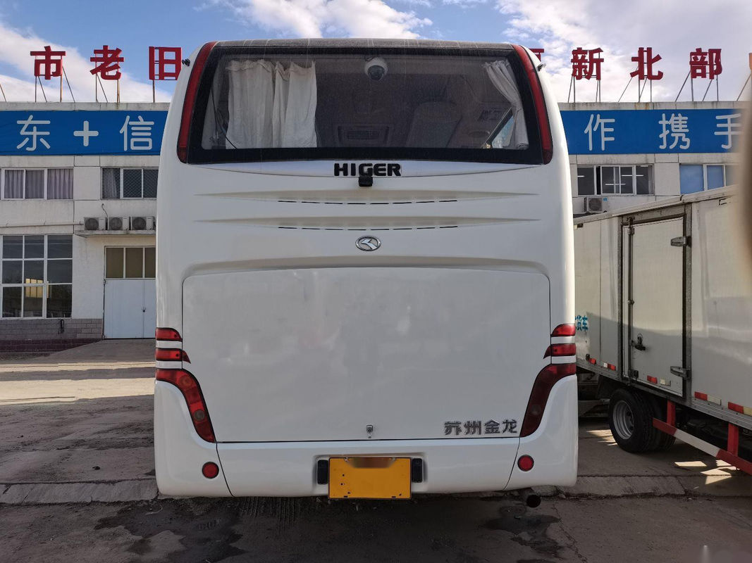 ব্যবহৃত ট্যুর বাস KLQ6856 37 আসন বাম স্টিয়ারিং স্টিল চ্যাসিস ইউরো III হাইগার বাস ব্যবহৃত হয়েছিল