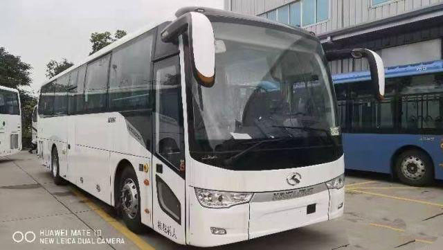 ব্যবহৃত কিংলং বাস 44 আসন নতুন ব্র্যান্ডের ডাবল দরজা এয়ারব্যাগ চ্যাসিস
