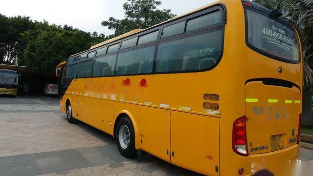ইউটং বাস জেডকে 6107 49 আসন বাম স্টিয়ারিং এয়ারব্যাগ চ্যাসিস ইউচাই রিয়ার ইঞ্জিন লো কিলোমিটার