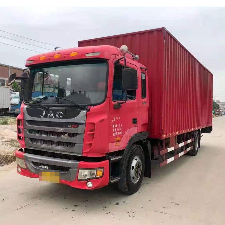 ব্যবহৃত 5 টন 10 টন JAC ব্র্যান্ড সেকেন্ড হ্যান্ড 4x2 LHD কার্গো ভ্যান ট্রাক সেকেন্ড হ্যান্ড 2016 সাল