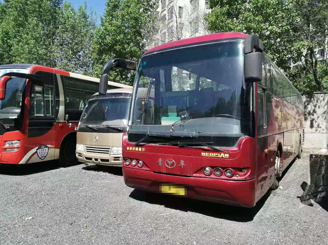 JNP6122DEB ইয়ংম্যান ট্যুরিজম ব্যবহৃত যাত্রীবাহী কোচ বাস 2013 বছর 48 আসন বাম হাতের স্টিয়ারিং