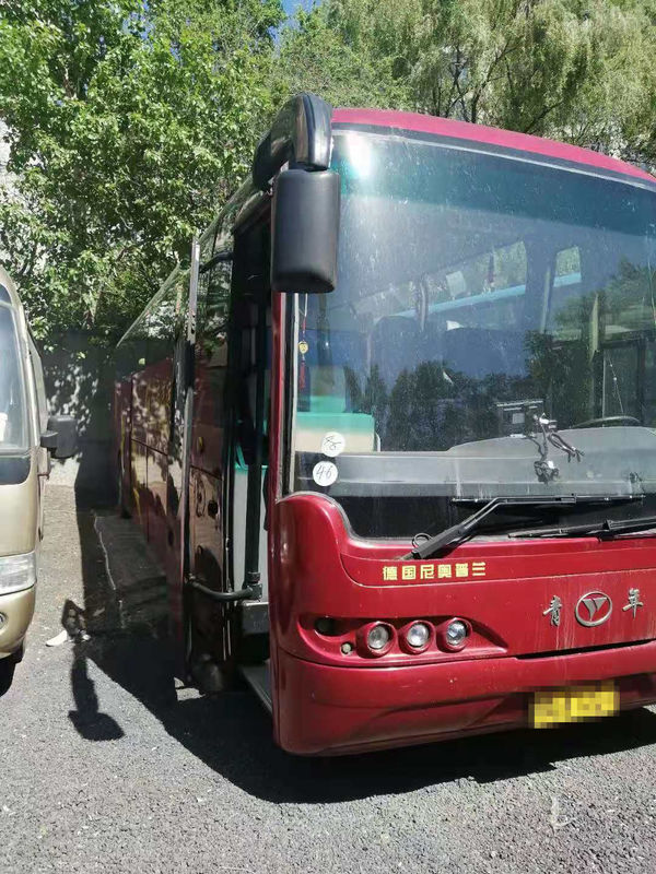 JNP6122DEB ইয়ংম্যান ট্যুরিজম ব্যবহৃত যাত্রীবাহী কোচ বাস 2013 বছর 48 আসন বাম হাতের স্টিয়ারিং