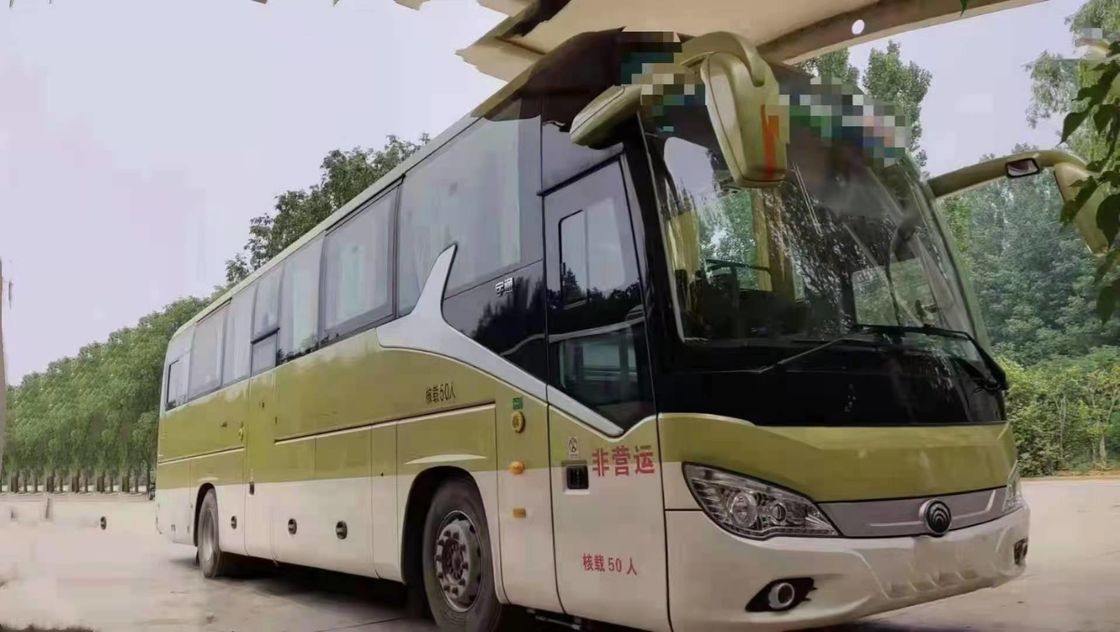 ব্যবহৃত Yutong বাস ZK6120HQ5Y 50 আসন 2020 বছরের ম্যানুয়াল যাত্রীদের জন্য ব্যবহৃত ডিজেল বাস