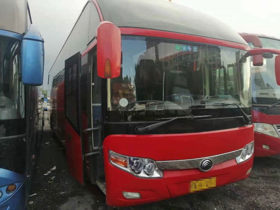 ইউটং কোচ ZK6127 55 সিট লেফট সিটিং এয়ারব্যাগ চেসিস রিয়ার ইঞ্জিন ইউরো III আফ্রিকার জন্য ব্যবহৃত ট্যুর বাস