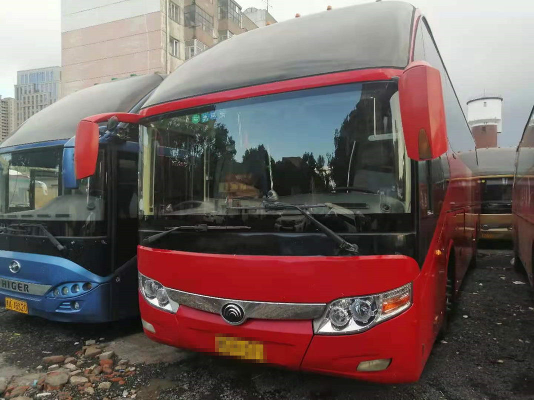 ইউটং কোচ ZK6127 55 সিট লেফট সিটিং এয়ারব্যাগ চেসিস রিয়ার ইঞ্জিন ইউরো III আফ্রিকার জন্য ব্যবহৃত ট্যুর বাস