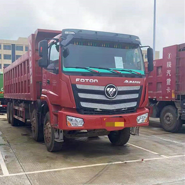 375HP চায়না 6X4 8X4 FOTON AUMAN ডাম্প ট্রাক ব্যবহৃত 50 Ton LHD RHD দাম