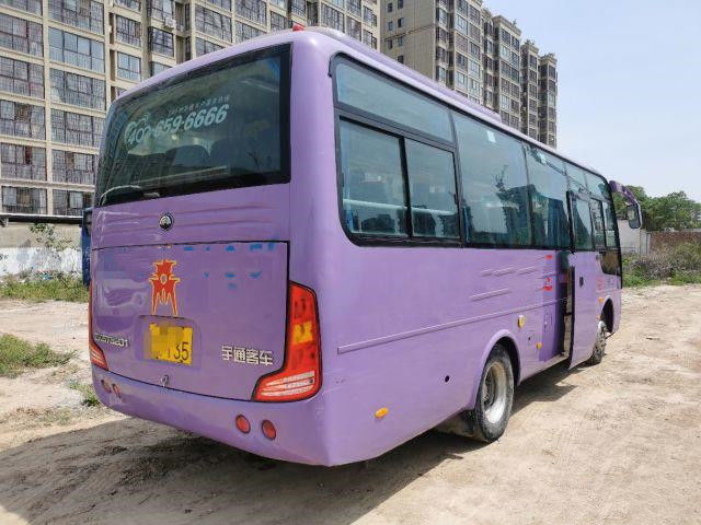 ইউটং বাস জেডকে 6752 30 সিট ডিজেল ফ্রন্ট ইঞ্জিন ব্যবহৃত মিনি বাস ইউরো চতুর্থ কিলোমিটার