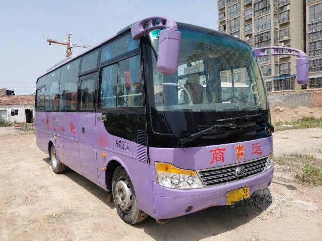 ইউটং বাস জেডকে 6752 30 সিট ডিজেল ফ্রন্ট ইঞ্জিন ব্যবহৃত মিনি বাস ইউরো চতুর্থ কিলোমিটার