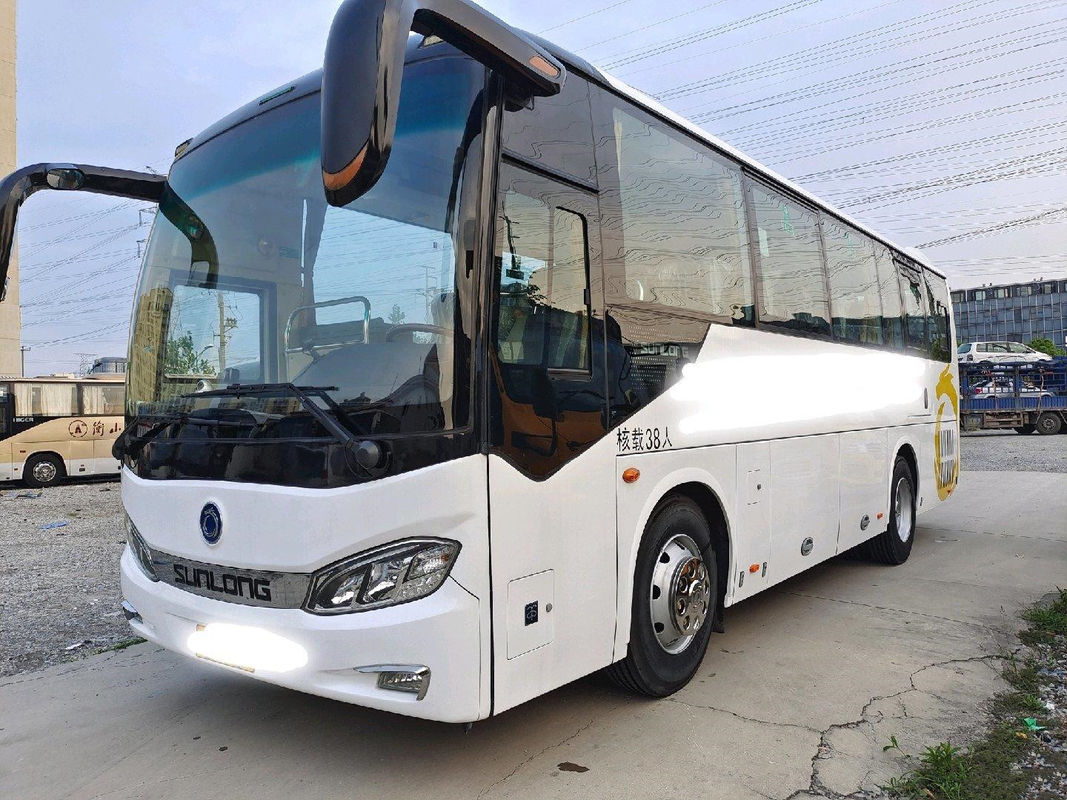 38 সিটের নতুন ট্যুর বাস সানলং ব্র্যান্ড SLK6903 এয়ারব্যাগ চেসিস 2020 ইউরো 6 নতুন কোচ বাস কম কিলোমিটার ইউচাই রিয়ার ইঞ্জিন
