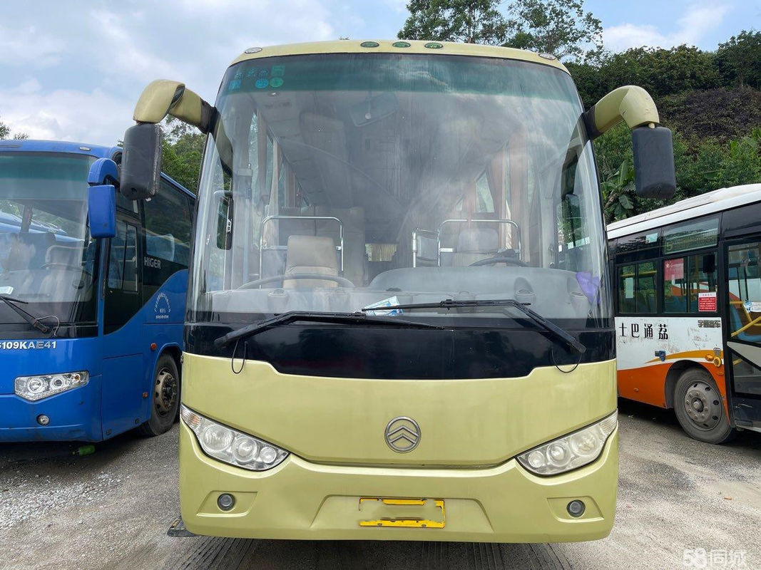 গোল্ডেন ড্রাগন ব্যবহৃত কোচ বাস 47 আসন Hino J08E ইঞ্জিন স্টিল চ্যাসিস ইউরো III একক দরজা