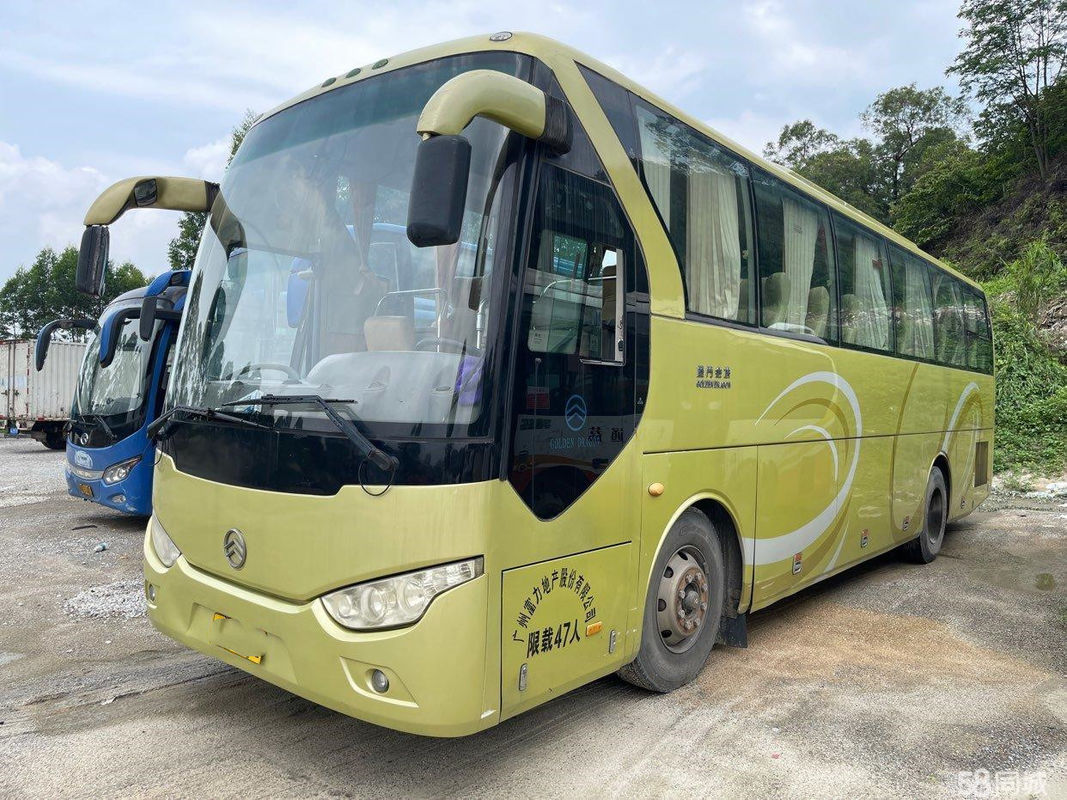 গোল্ডেন ড্রাগন ব্যবহৃত কোচ বাস 47 আসন Hino J08E ইঞ্জিন স্টিল চ্যাসিস ইউরো III একক দরজা
