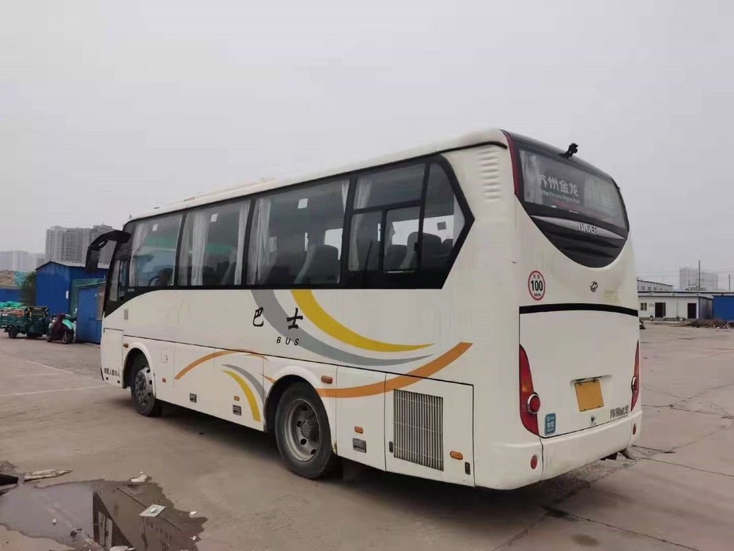 ব্যবহৃত হাইগার বাস KLQ6808 35 আসন ইউচাই রিয়ার ইঞ্জিন 140 কেডব্লু ব্যবহৃত কোচ বাস স্টিল চ্যাসিস লো কিলোমিটার