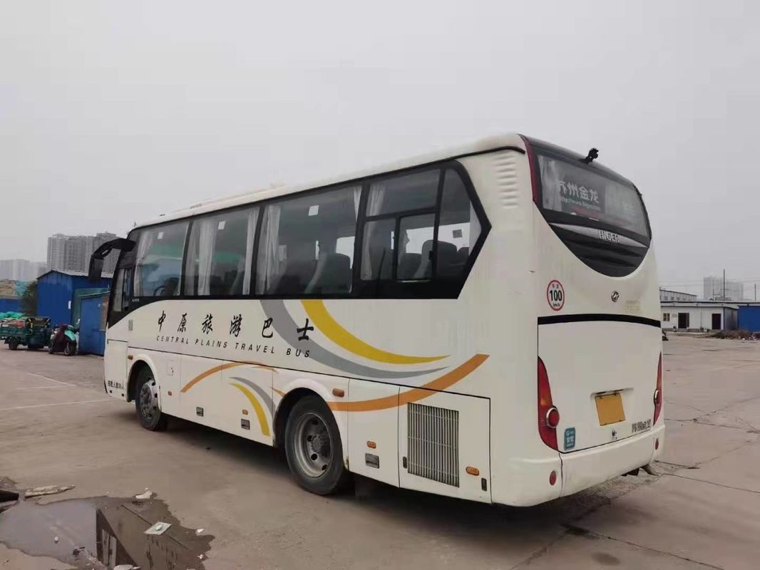 2013 সাল 35 আসন ব্যবহৃত KLQ6808 বাস LHD স্টিয়ারিং ডিজেল ইঞ্জিন সহ কোচ বাস ব্যবহৃত