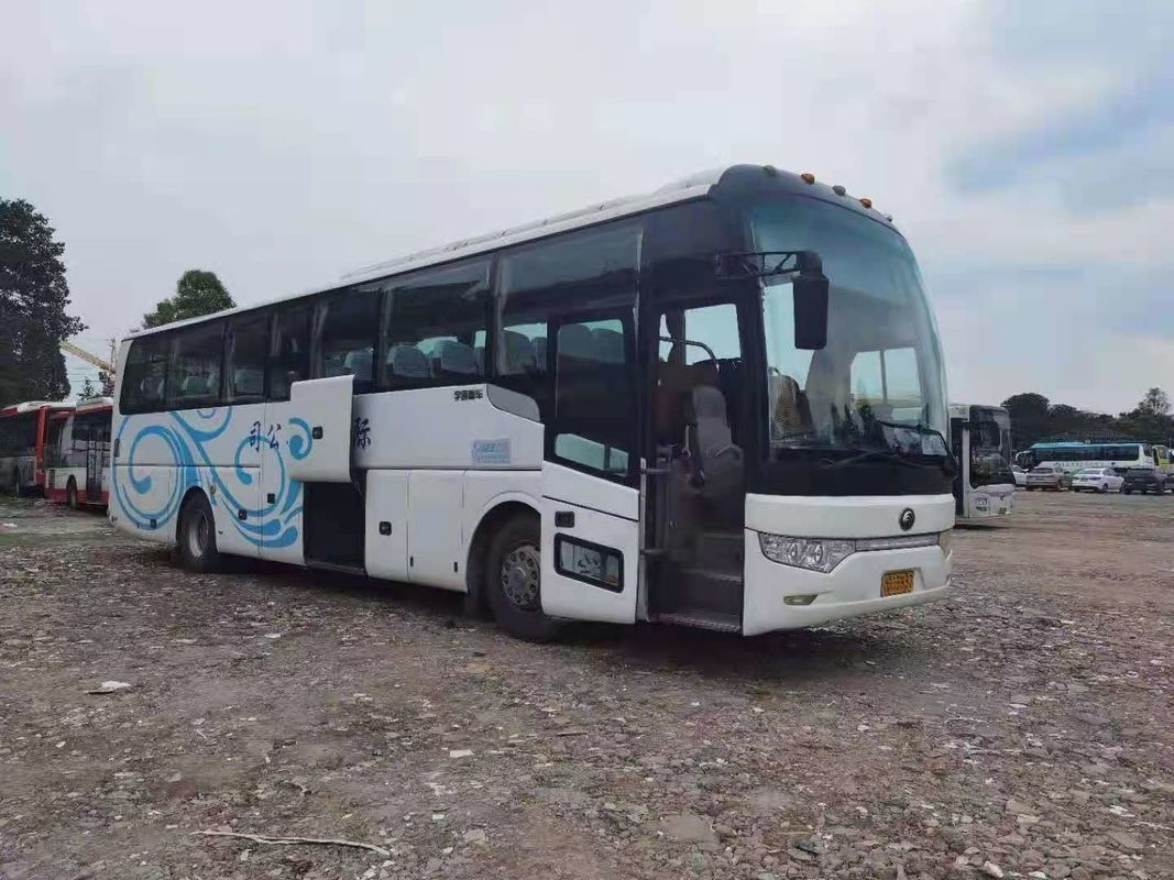ব্যবহৃত ইউটং বাস জেডকে 6122 49 আসন ইস্পাত চ্যাসিস ডাবল দরজা ব্যবহৃত যাত্রীবাহী বাস বাম হাতের ড্রাইভ WP.10 রিয়ার ইঞ্জিন