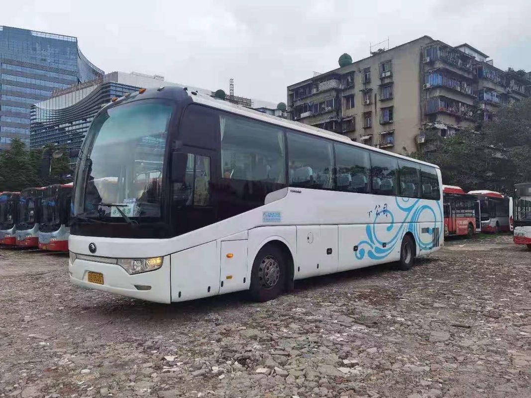 ব্যবহৃত ইউটং বাস জেডকে 6122 49 আসন ইস্পাত চ্যাসিস ডাবল দরজা ব্যবহৃত যাত্রীবাহী বাস বাম হাতের ড্রাইভ WP.10 রিয়ার ইঞ্জিন