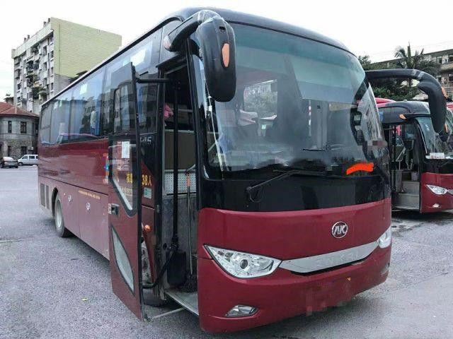 অঙ্কাই ব্র্যান্ড ব্যবহৃত ট্যুর বাস এইচএফএফ 6909 38 আসন আফ্রিকার জন্য এয়ারব্যাগ চ্যাসিস ইউচাই ইঞ্জিন লো কিলোমিটার ব্যবহৃত যাত্রীবাহী বাস