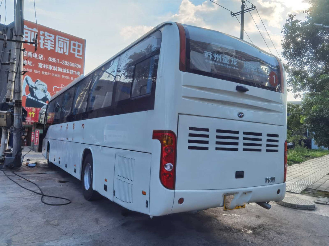 ব্যবহৃত হাইগার বাস রিয়ার ইঞ্জিন মডেল KLQ6129 গুড প্যাসেঞ্জার বাস 53 সিট রিয়ার ওয়েইচাই ইঞ্জিন 215kw ইউরো III