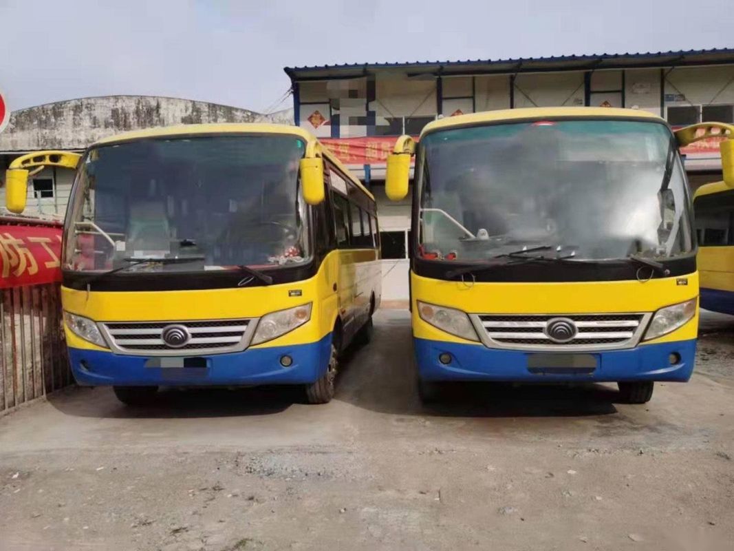 ব্যবহৃত ইউটং মিনি বাস ZK6720d ফ্রন্ট ইঞ্জিন 95kw Yuchai গুড প্যাসেঞ্জার বাস ইউরো IV 26 সিট