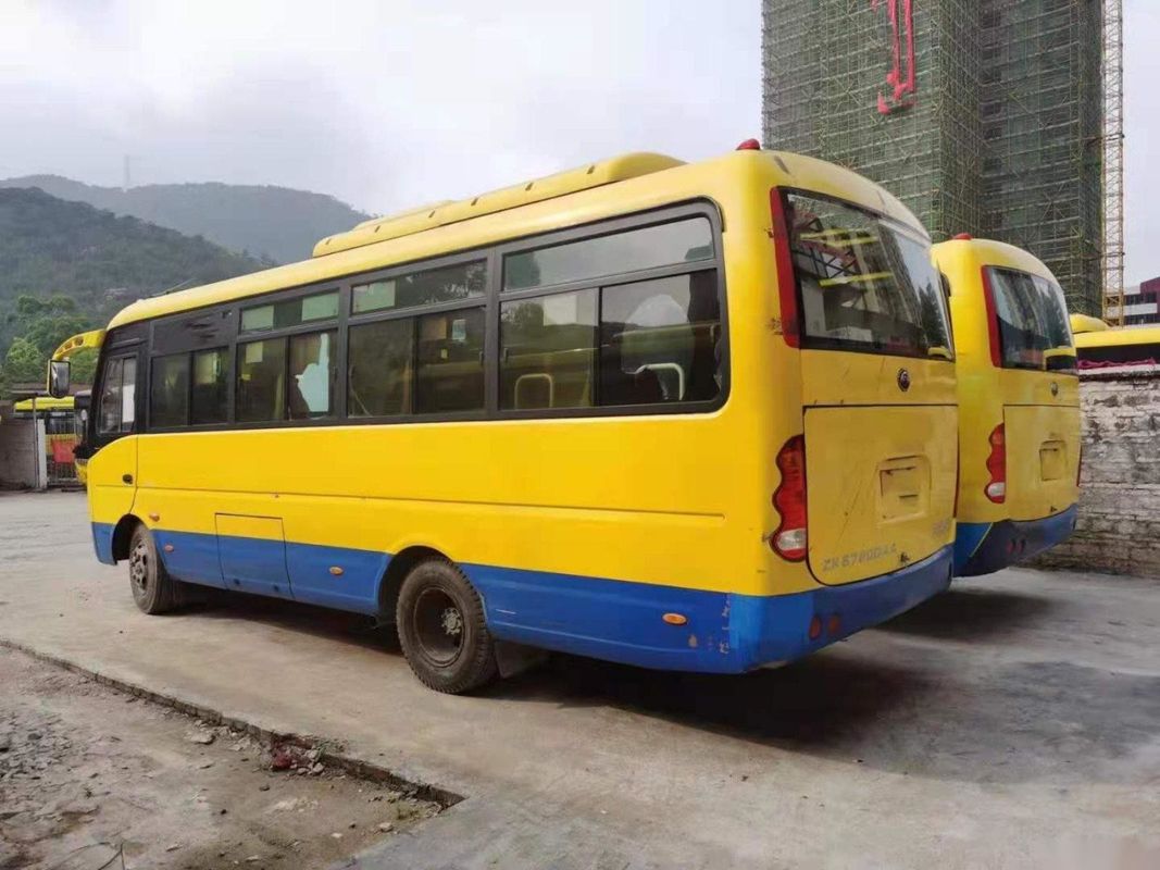 ব্যবহৃত ইউটং মিনি বাস ZK6720d ফ্রন্ট ইঞ্জিন 95kw Yuchai গুড প্যাসেঞ্জার বাস ইউরো IV 26 সিট
