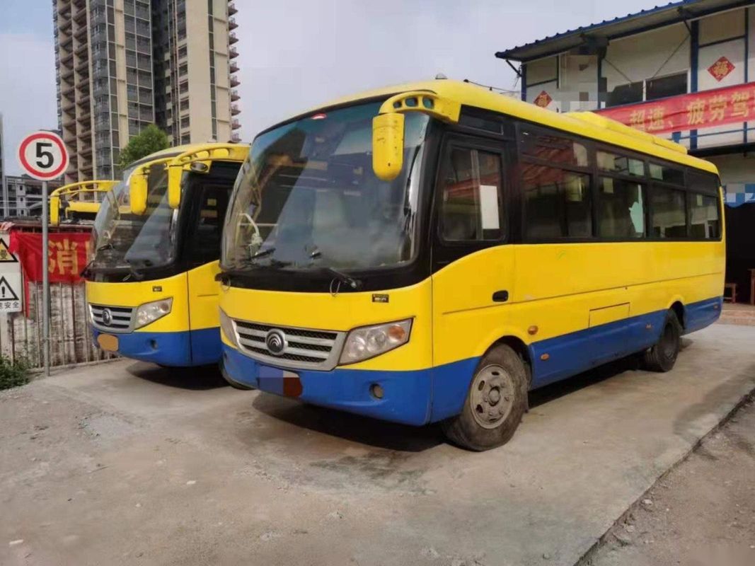 ব্যবহৃত ইউটং মিনি বাস ZK6720d ফ্রন্ট ইঞ্জিন 95kw Yuchai গুড প্যাসেঞ্জার বাস ইউরো IV 26 সিট