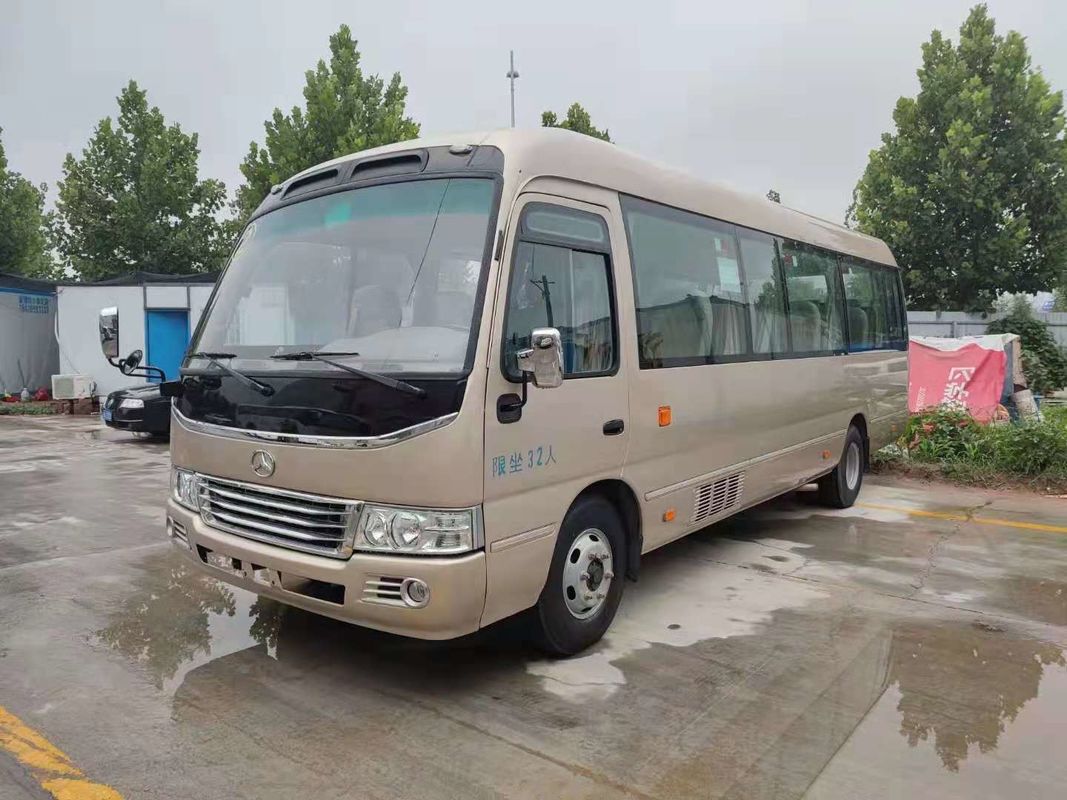 2020 বছর 32 আসন জিয়াংলিং কোস্টার বাস, ব্যবসার জন্য ব্যবসায়িক আসন সহ মিনি বাস কোস্টার বাস ব্যবহার করা হয়েছে