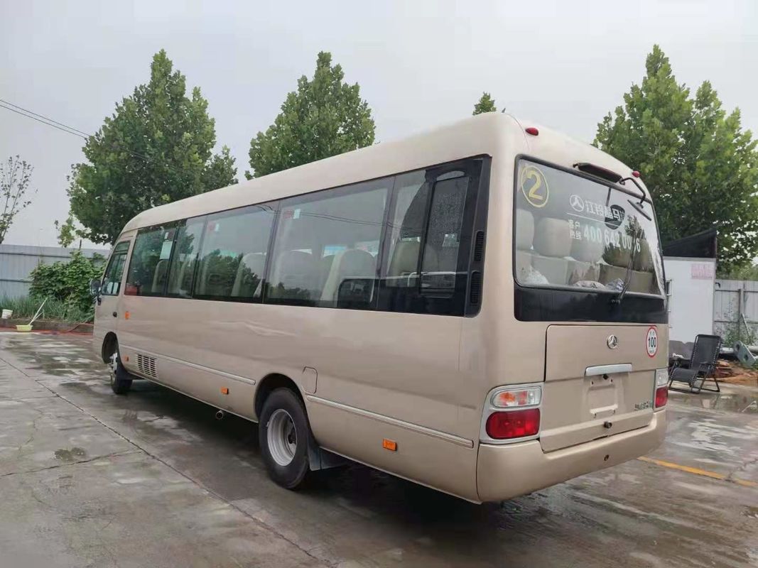 2020 বছর 32 আসন জিয়াংলিং কোস্টার বাস, ব্যবসার জন্য ব্যবসায়িক আসন সহ মিনি বাস কোস্টার বাস ব্যবহার করা হয়েছে